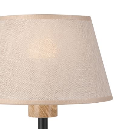 Brilagi - Настільна лампа ANTHONY 1xE27/60W/230V дуб/бежевий