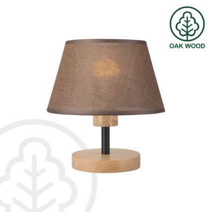 Brilagi - Настільна лампа ANTHONY 1xE27/60W/230V дуб/коричневий
