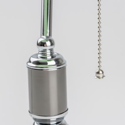 Brilagi - Настільна лампа BANK OFFICE 1xE27/60W/230V чорний/сріблястий/зелений