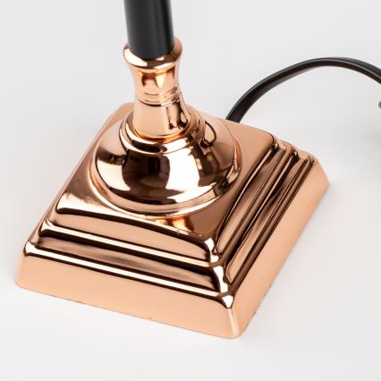 Brilagi - Настільна лампа CERIA 1xE14/40W/230V чорна/мідна/біла