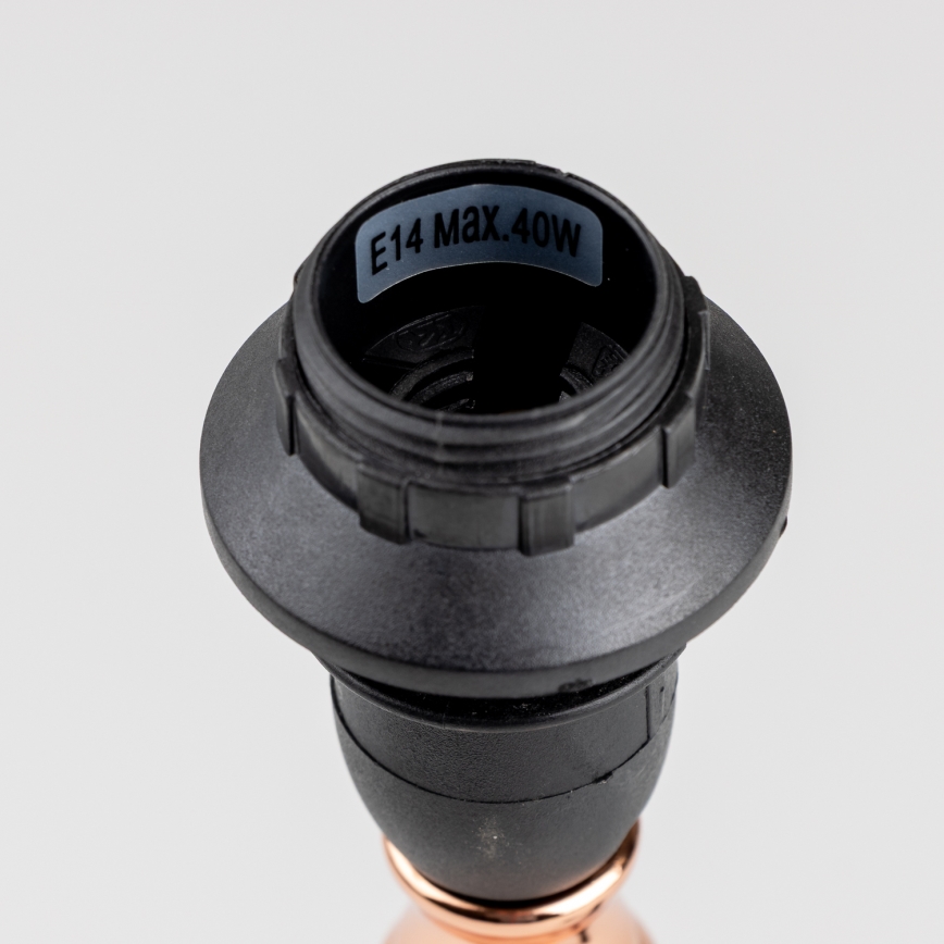 Brilagi - Настільна лампа CERIA 1xE14/40W/230V чорна/мідна/біла