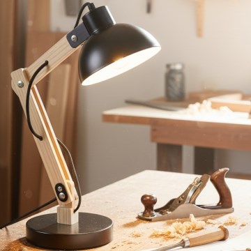 Brilagi - Настільна лампа FOCUS 1xE27/40W/230V чорна