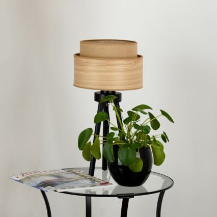 Brilagi - Настільна лампа MONTANA BOHO 1xE27/15W/230V коричнева/чорна