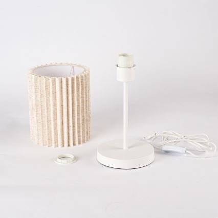 Brilagi - Настільна лампа NORDIC WAVE 1xE27/15W/230V льон/білий
