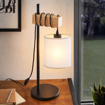 BRILAGI - Настільна лампа NUBILA 1xE27/40W/230V коричнева/чорна/біла