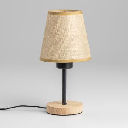 Brilagi - Настільна лампа NUBILA WOOD 1xE27/25W/230V дуб/світло-коричневий