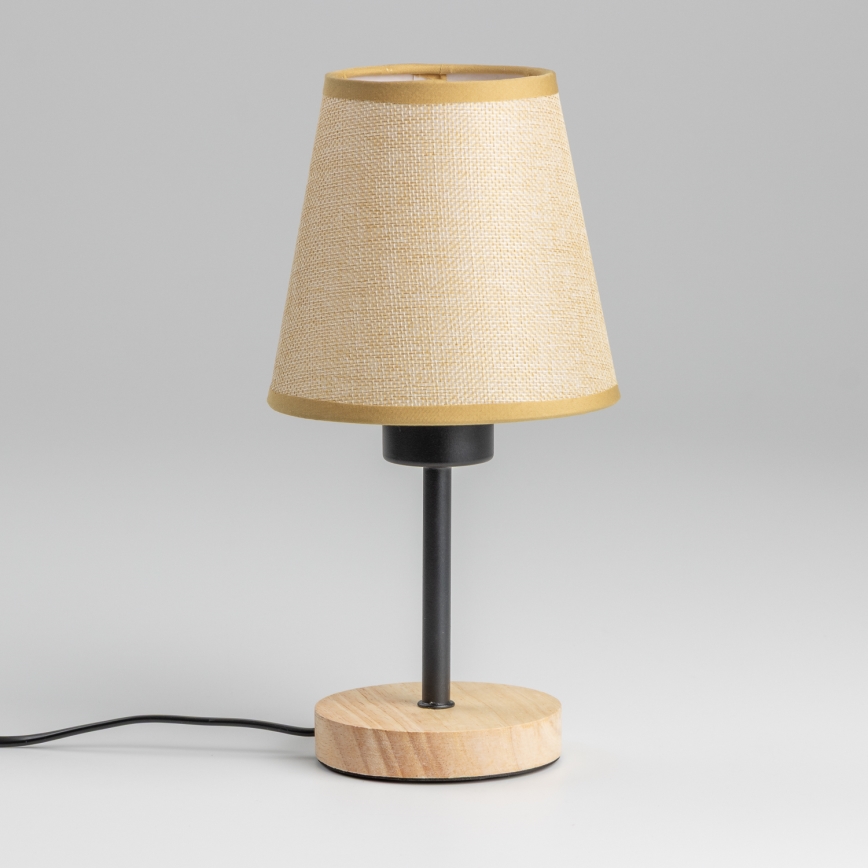 Brilagi - Настільна лампа NUBILA WOOD 1xE27/25W/230V дуб/світло-коричневий