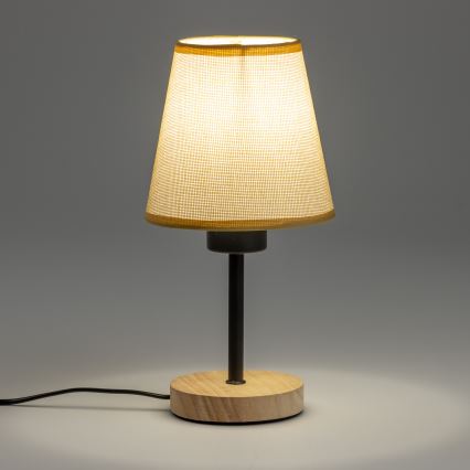 Brilagi - Настільна лампа NUBILA WOOD 1xE27/25W/230V дуб/світло-коричневий