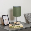 Brilagi - Настільна лампа NUBILA WOOD 1xE27/25W/230V дуб/зелений