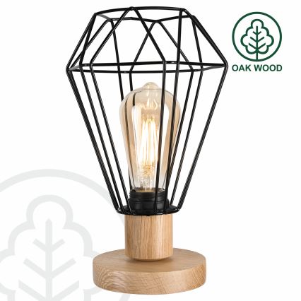 Brilagi - Настільна лампа WOODY BASKET 1xE27/60W/230V дуб