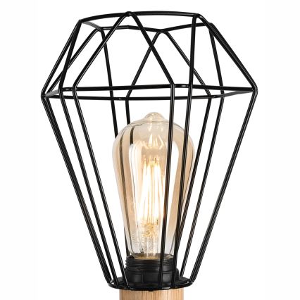 Brilagi - Настільна лампа WOODY BASKET 1xE27/60W/230V дуб