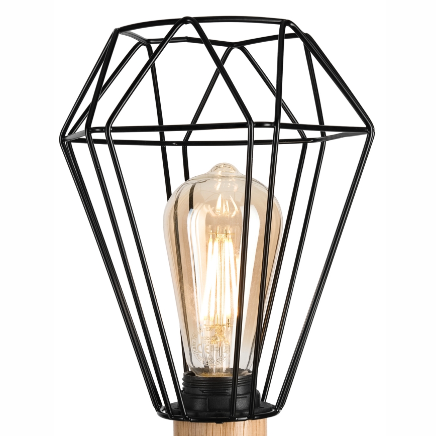 Brilagi - Настільна лампа WOODY BASKET 1xE27/60W/230V дуб