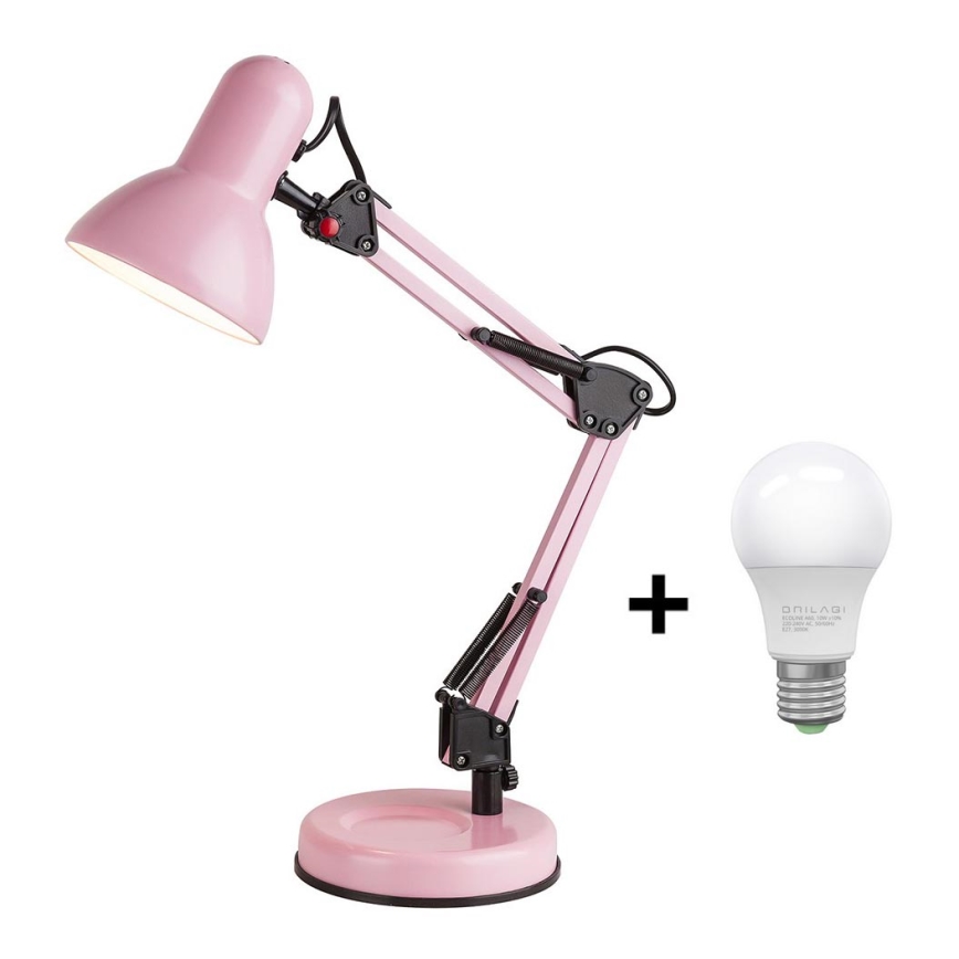 Brilagi - Настільна LED лампа ROMERO 1xE27/10W/230V рожевий