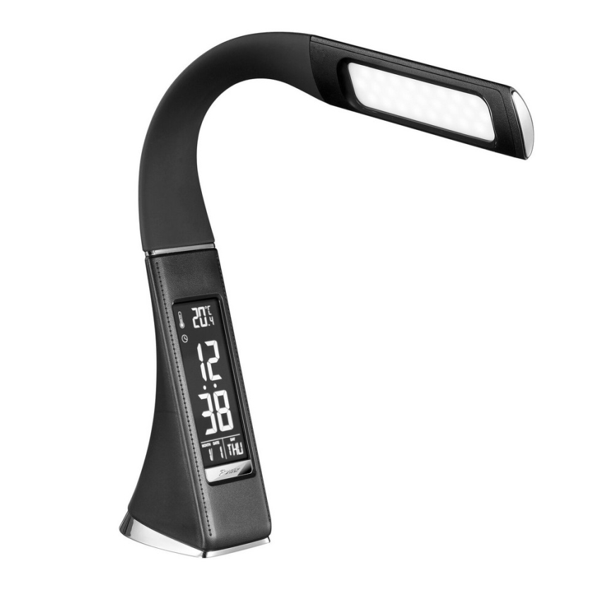 Brilagi - Настільна LED лампа з регулюванням яскравості та дисплеєм PELLE LED/7W/230V чорний