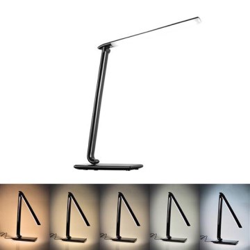 Brilagi - Настільна LED лампа з регулюванням яскравості USB роз'єм LED/12W/230V чорний
