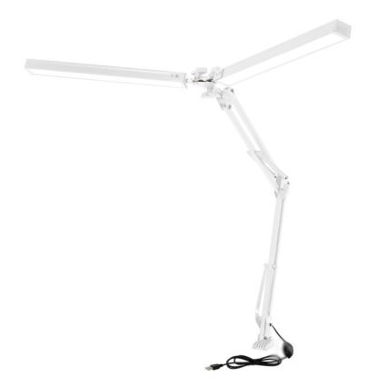 Brilagi - LED Гнучка настільна лампа з регулюванням яскравості VARIO 2xLED/14W/230V 3000-6000K білий