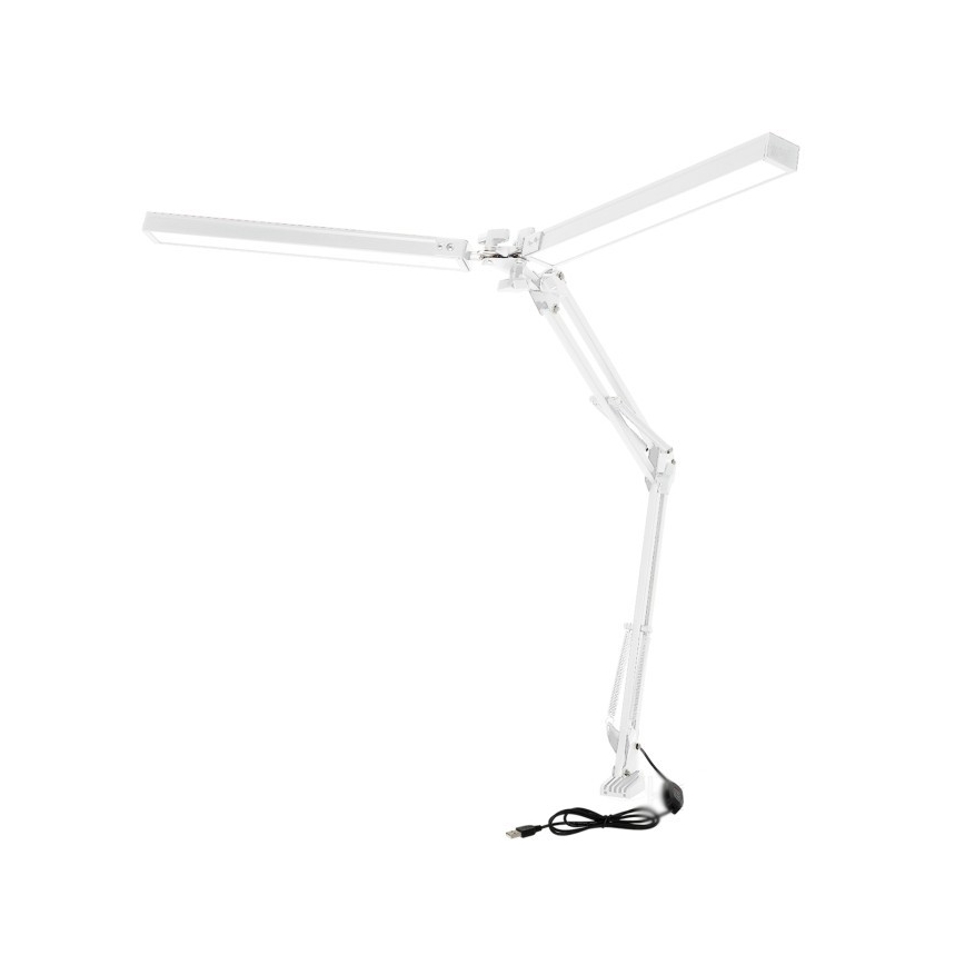 Brilagi - LED Гнучка настільна лампа з регулюванням яскравості VARIO 2xLED/14W/230V 3000-6000K білий