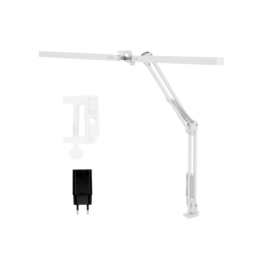 Brilagi - LED Гнучка настільна лампа з регулюванням яскравості VARIO 2xLED/14W/230V 3000-6000K білий