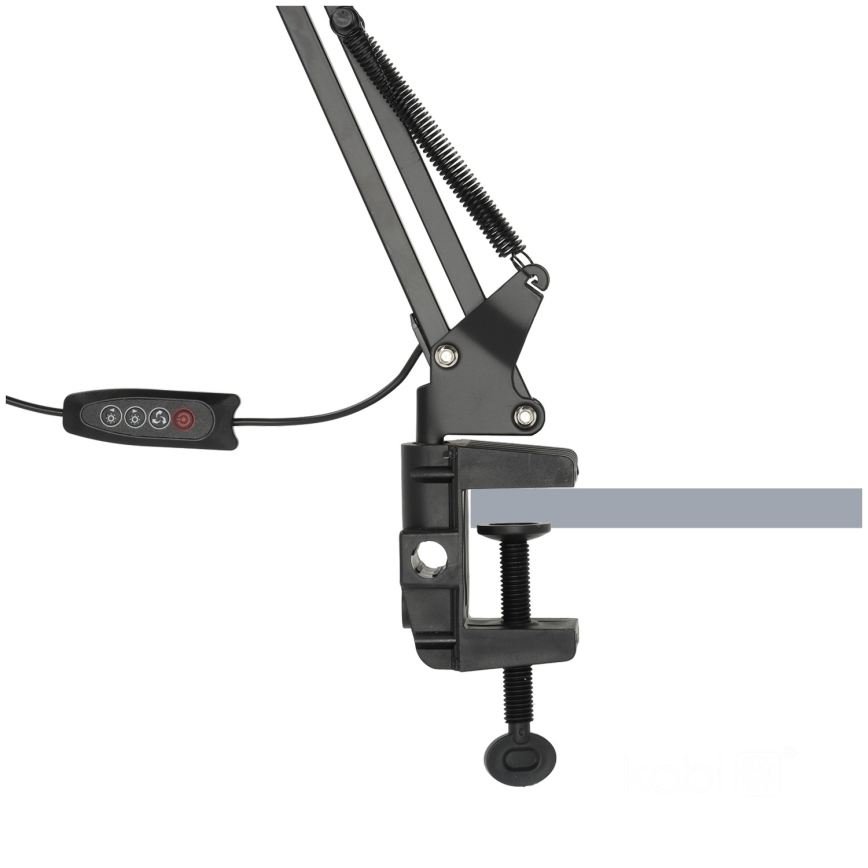 Brilagi - LED Гнучка настільна лампа з регулюванням яскравості VARIO LED/15W/230V 3000-6000K чорний