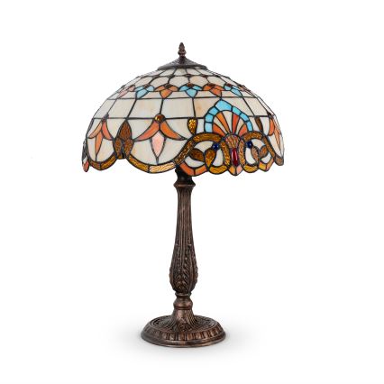 Brilagi - настільна вітражна лампа MIRABELLA у стилі Tiffany 2xE27/60W/230V