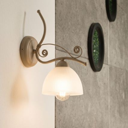 BRILAGI - Настінна лампа ANTICO MODERN 1xE27/60W/230V бежева
