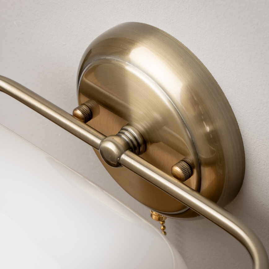 Brilagi - Настінна лампа BANK OFFICE 1xE27/60W/230V латунь/білий