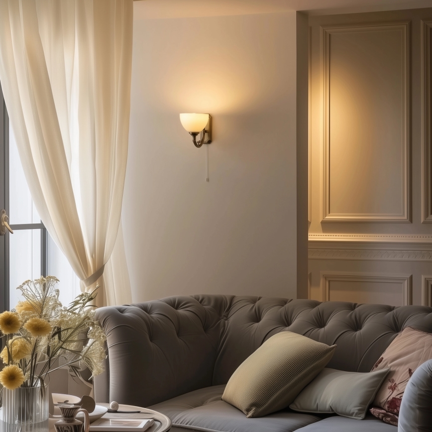 Brilagi - Настінна лампа CLASSIC 1xE27/60W/230V латунь