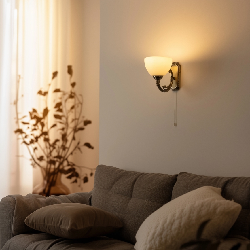 Brilagi - Настінна лампа CLASSIC 1xE27/60W/230V латунь