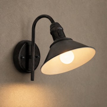BRILAGI - Настінна лампа FORGE 1xE27/60W/230V чорна