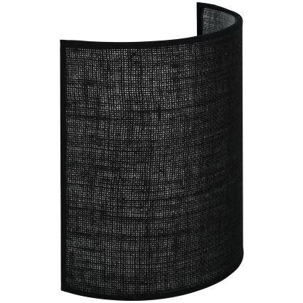 Brilagi - Настінний світильник SEMI 1xE27/15W/230V діаметром 20 см чорний