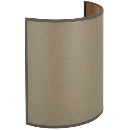 Brilagi - Настінний світильник SEMI 1xE27/15W/230V діаметром 20 см коричневий