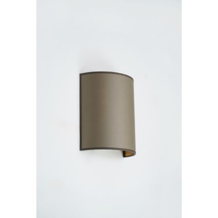 Brilagi - Настінний світильник SEMI 1xE27/15W/230V діаметром 20 см коричневий