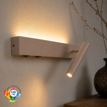 BRILAGI - настінний LED точковий світильник ARLIX LED/3W/230V + LED/7W бежевий CRI 90
