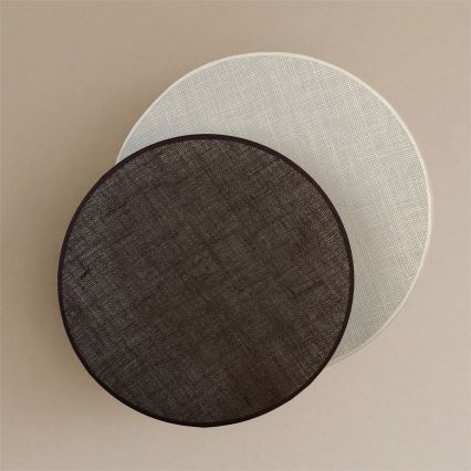 Brilagi - Настінний світильник CIRCLES 1xE27/60W/230V діаметр 45 см кремовий/коричневий