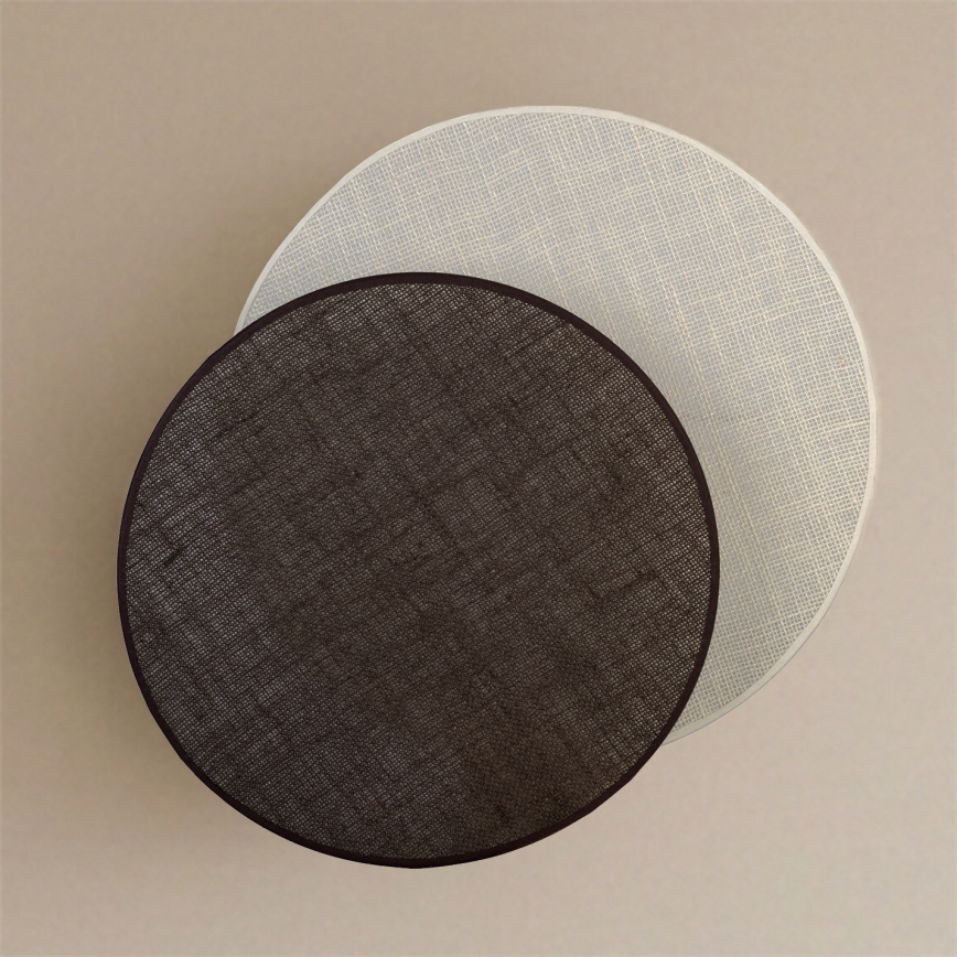Brilagi - Настінний світильник CIRCLES 1xE27/60W/230V діаметр 45 см кремовий/коричневий