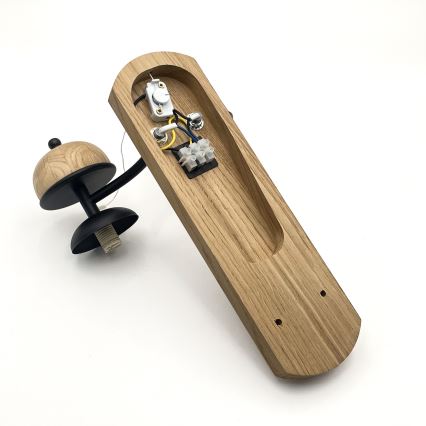 Brilagi - Настінний світильник COTTAGE 2xG9/40W/230V дуб/білий