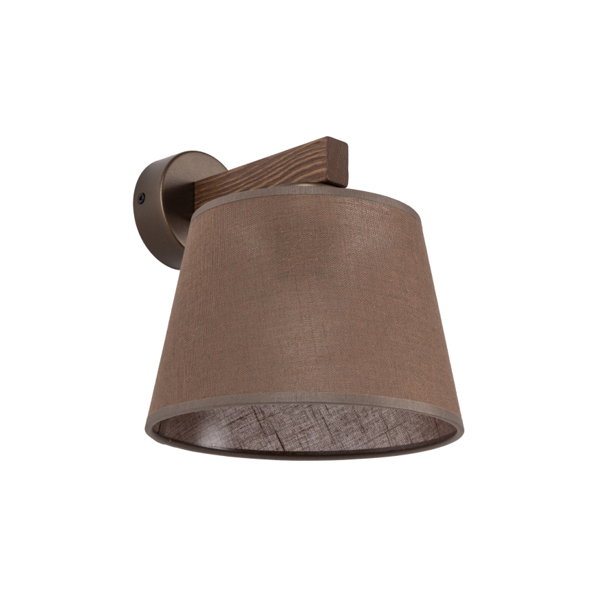 Brilagi - Настінний світильник LATTE 1xE27/15W/230V сосна/коричневий