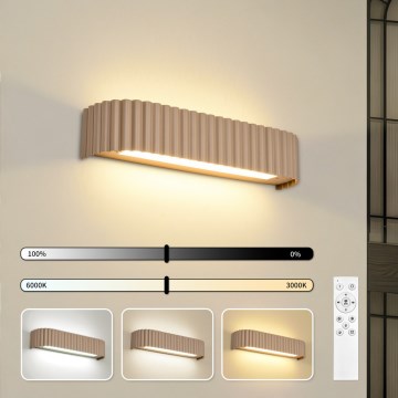 BRILAGI - настінний світильник LED з регулюванням яскравості FALCON MODERN LED/14W/230V 3000-6000K 40 см бежевий + пульт дистанційного керування