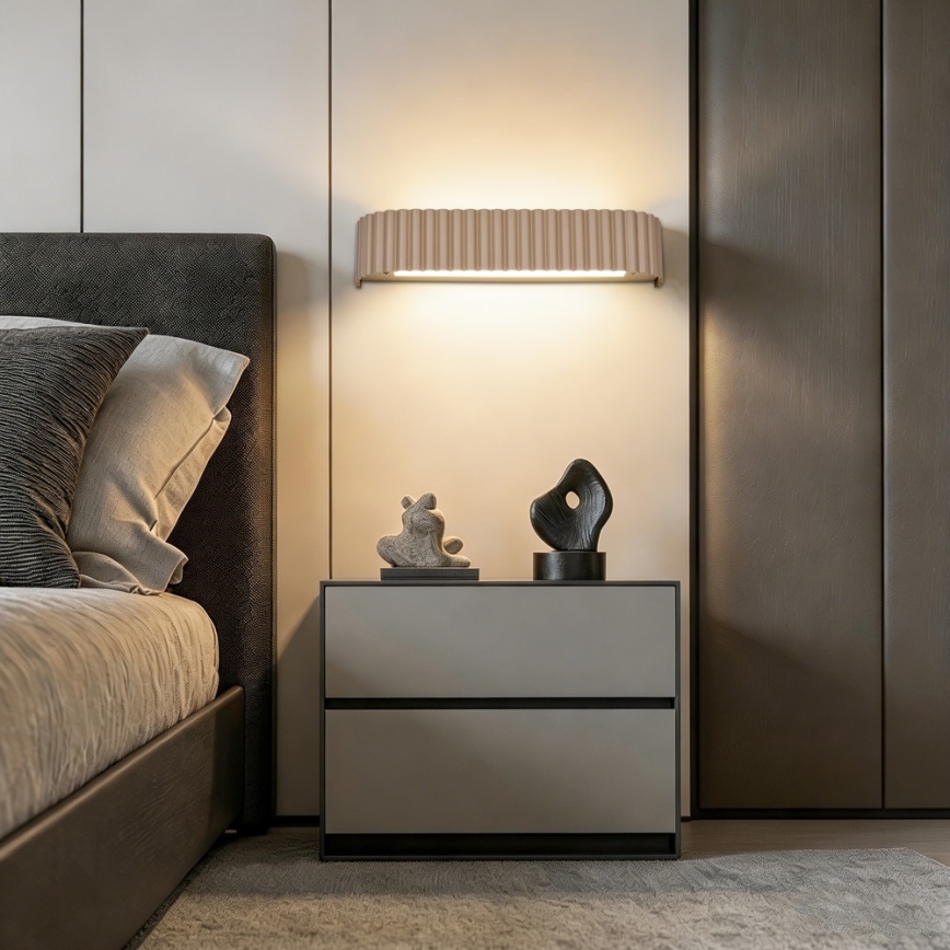 BRILAGI - настінний світильник LED з регулюванням яскравості FALCON MODERN LED/14W/230V 3000-6000K 40 см бежевий + пульт дистанційного керування