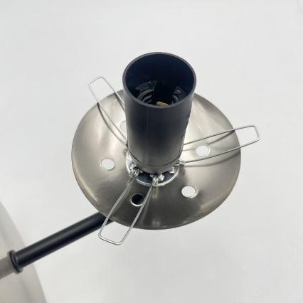 Brilagi - Настінний світильник MALIVA 1xE14/15W/230V матовий хром/димчастий