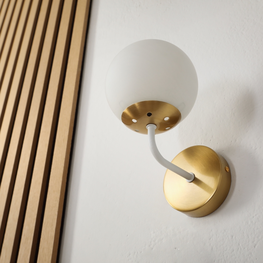 Brilagi - Настінний світильник MALIVA 1xE14/15W/230V золотий/білий