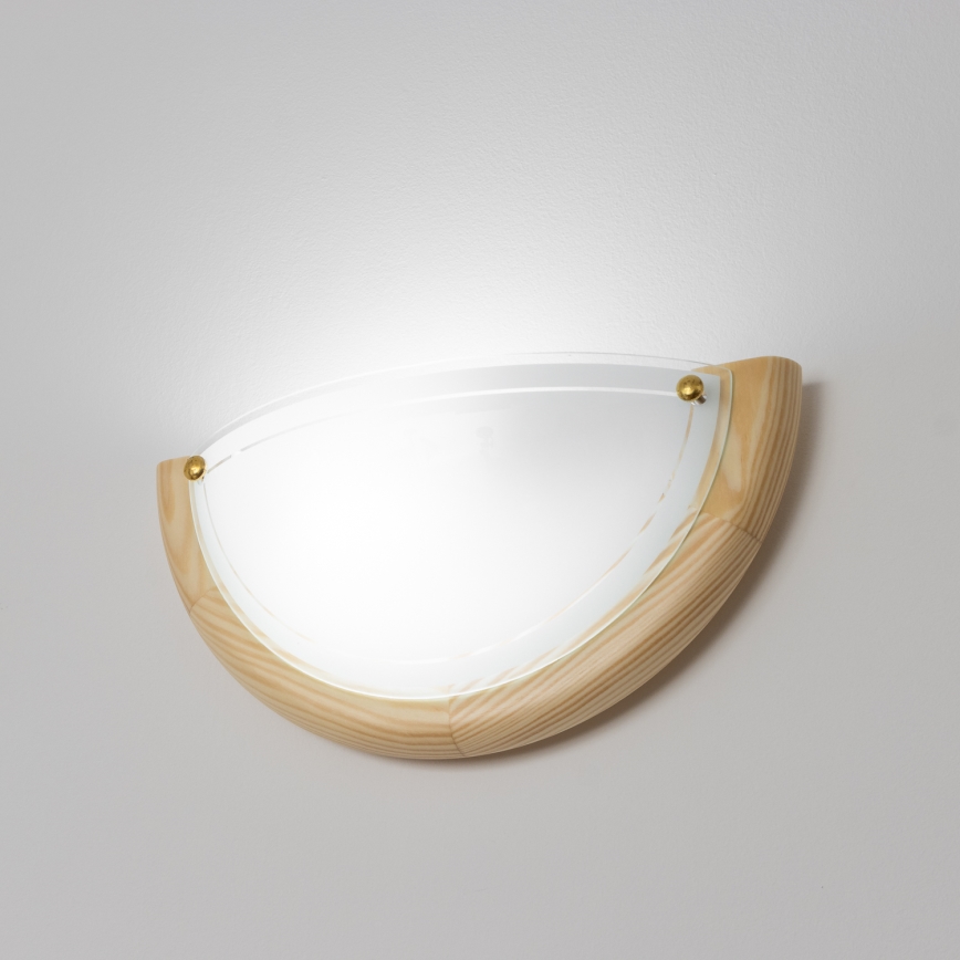 Brilagi - Настінний світильник ORBIS 1xE27/60W/230V, 30 см, сосна