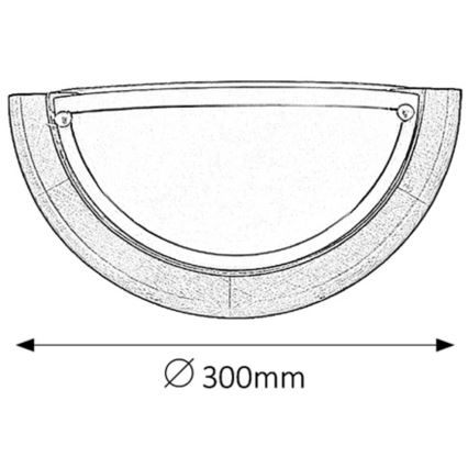 Brilagi - Настінний світильник ORBIS 1xE27/60W/230V, 30 см, сосна