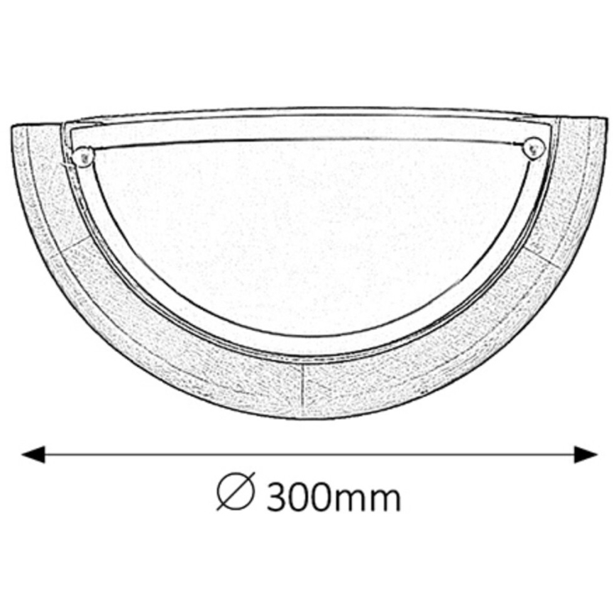 Brilagi - Настінний світильник ORBIS 1xE27/60W/230V, 30 см, сосна