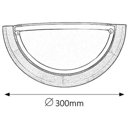 Brilagi - настінний світильник ORBIS 1xE27/60W/230V 30 см сосна