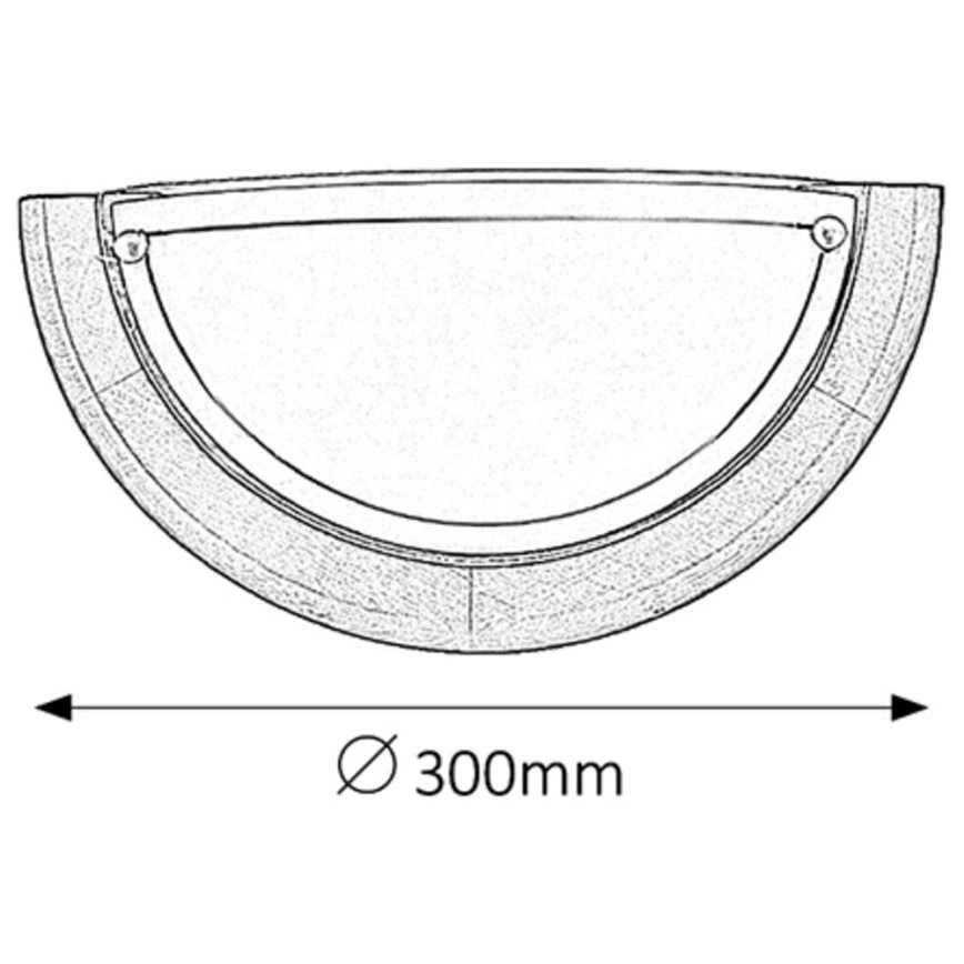 Brilagi - настінний світильник ORBIS 1xE27/60W/230V 30 см сосна