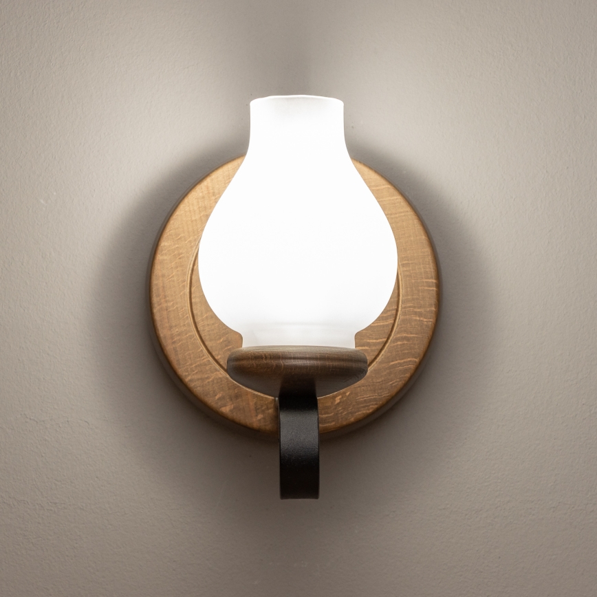 Brilagi - Настінний світильник ROATA APLICA 1xE14/40W/230V бук/волоський горіх