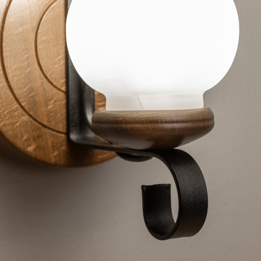 Brilagi - Настінний світильник ROATA APLICA 1xE14/40W/230V бук/волоський горіх