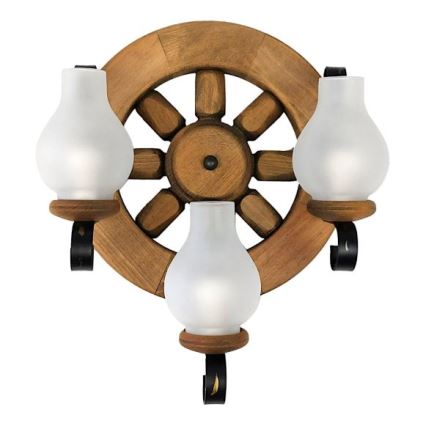 Brilagi - Настінний світильник ROATA APLICA 3xE14/40W/230V бук