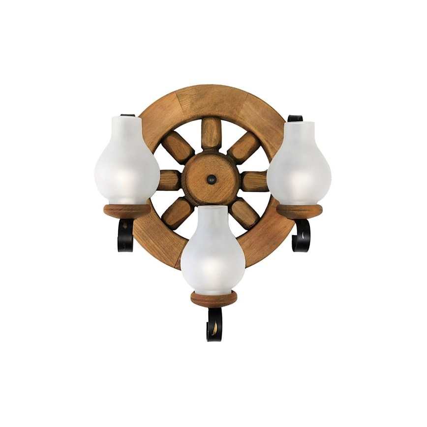 Brilagi - Настінний світильник ROATA APLICA 3xE14/40W/230V бук